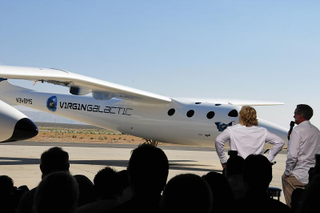 Illustration for article titled First Virgin Galactic White Knight II Photos
